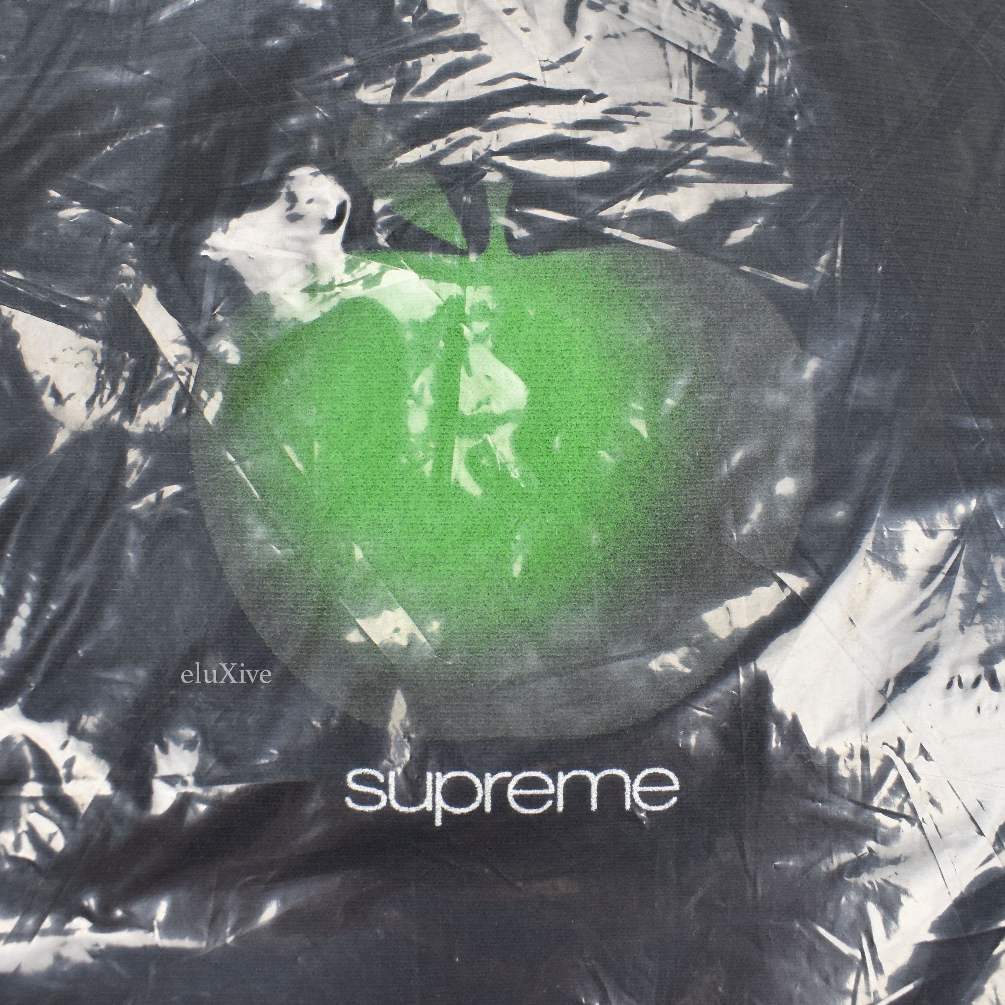 SEALED Supreme 1997 Retro Apple Logo Hoodie Black DS - 3