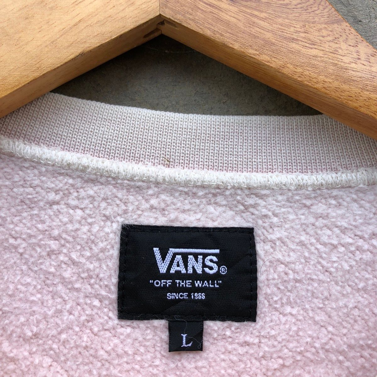 Boxy vintage VANS sidetape logo sweatshirt - 3