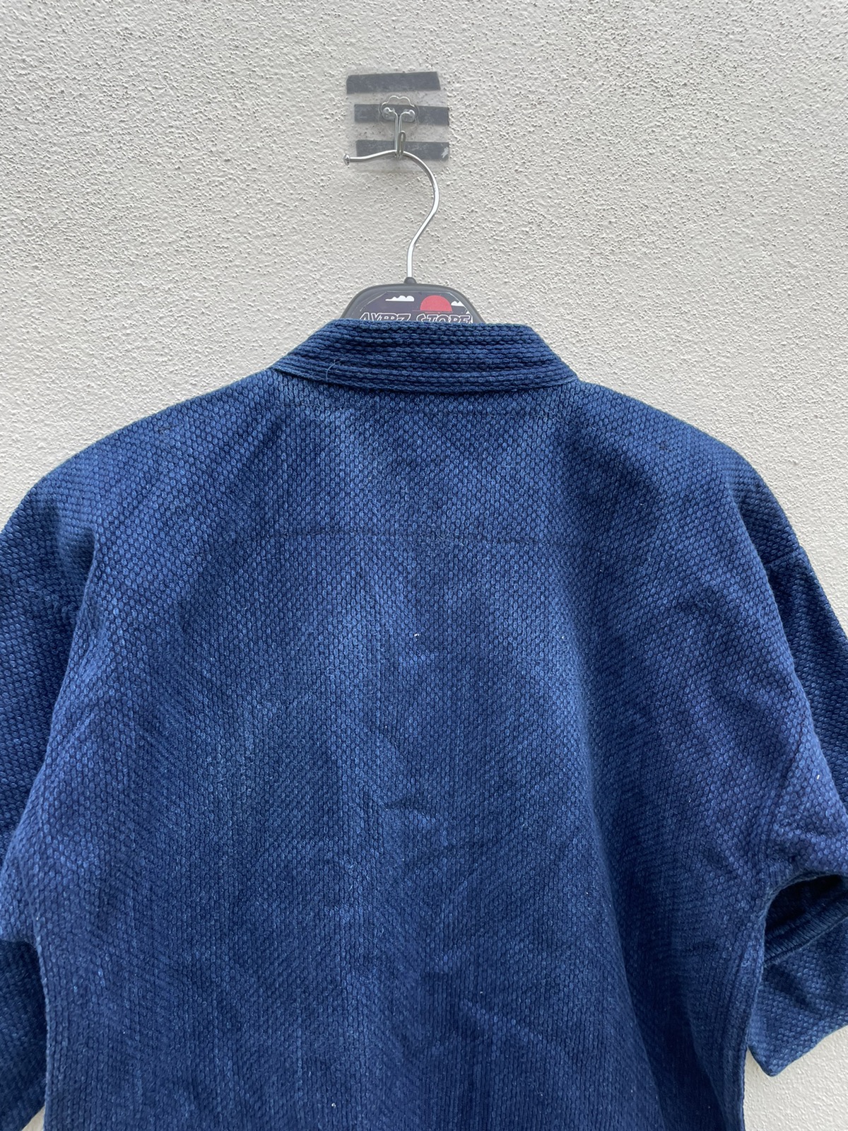 Indigo - Kimono Indigo Sashiko Samurai Jacket - 8