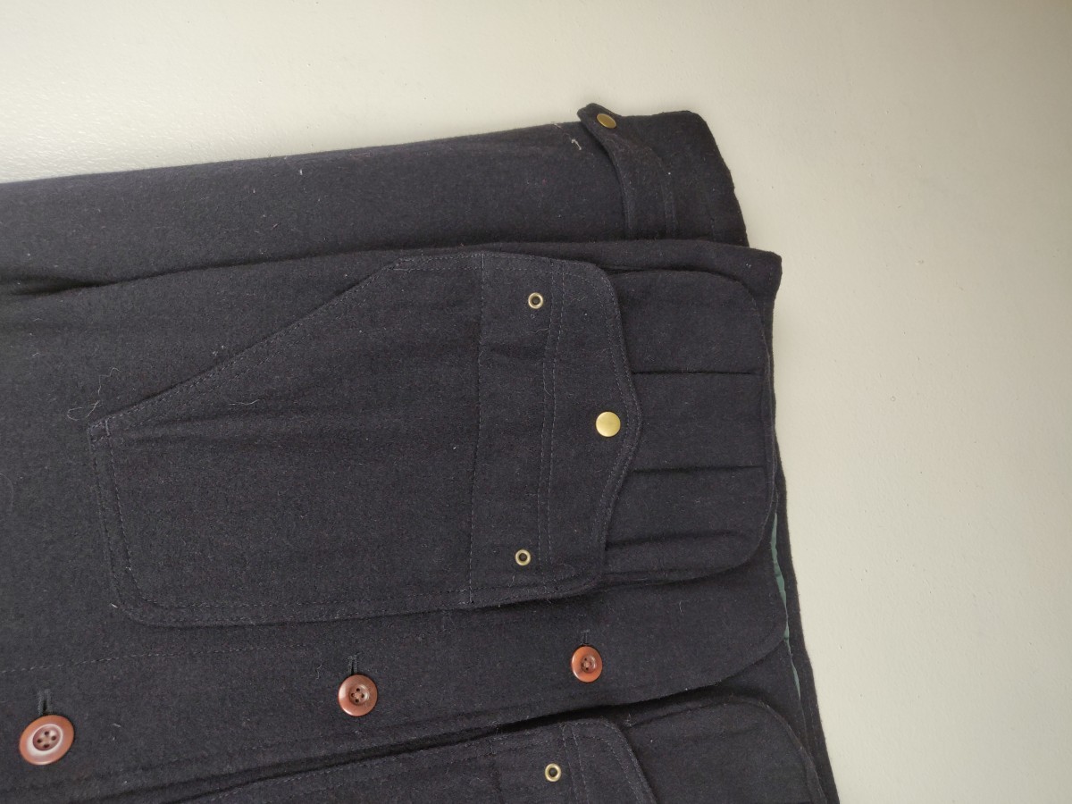 Global Work - Japan Outdoor Wool Coat Jacket Parka - 5
