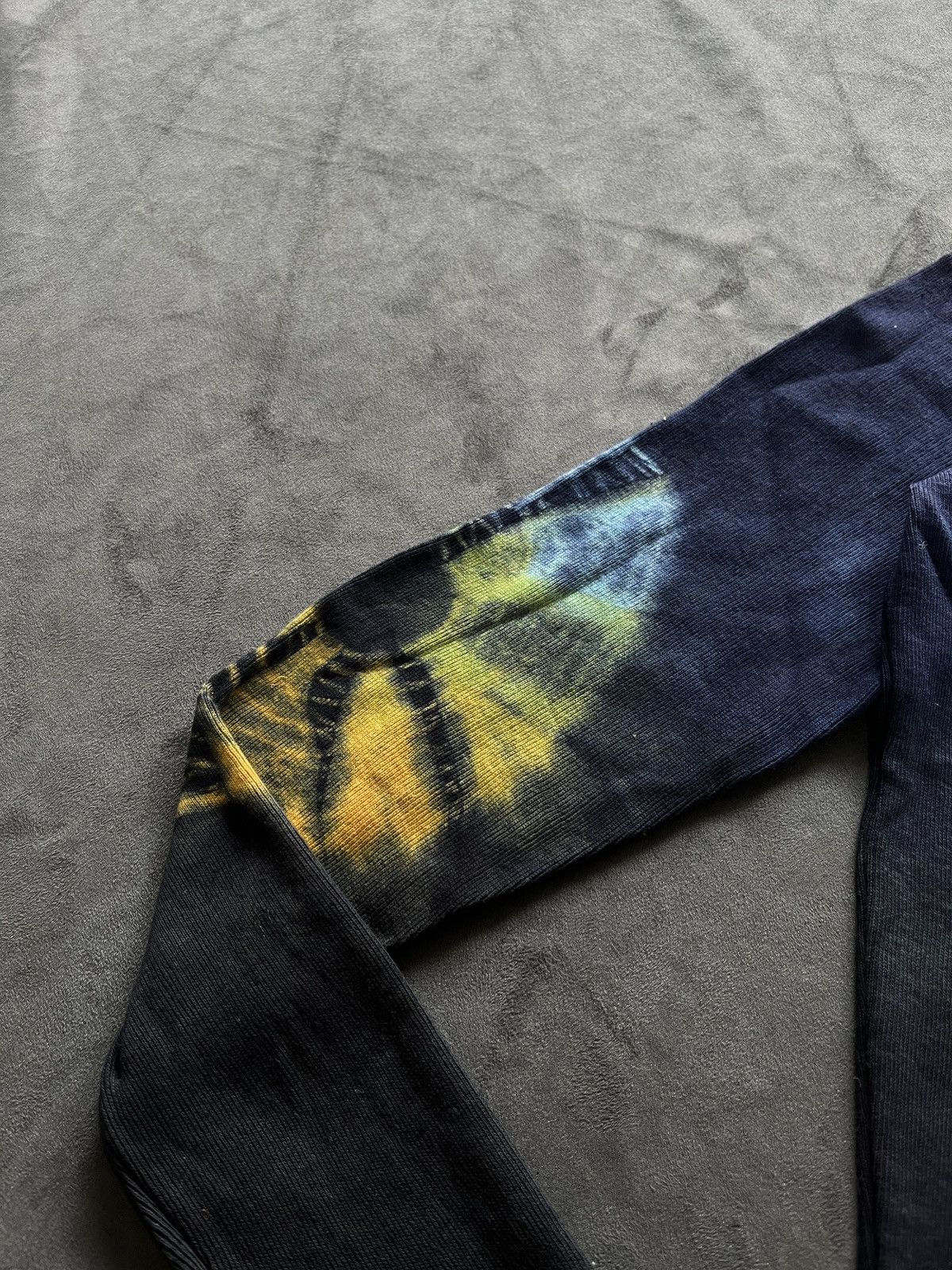 Japanese Brand - Vintage 90s Nepal Blue Tie Tye Long Sleeves Shirt Small - 5
