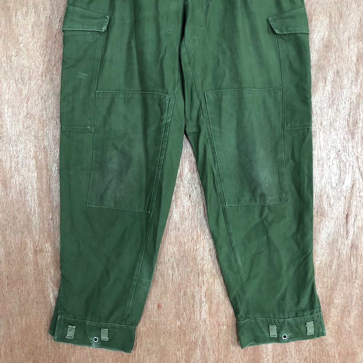 Vintage - Cargo Pants D96 Green Double knee multipocket pants #1474 - 3