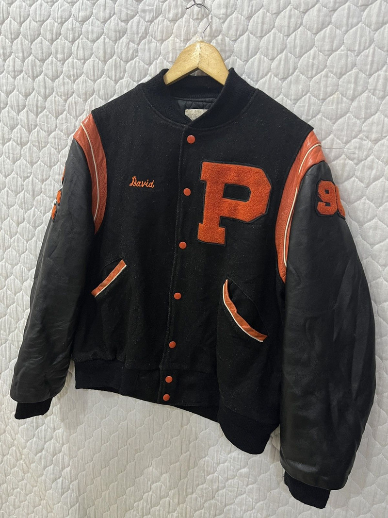 Vintage - (Zzzz)🔥🔥STEALS BILL SAINT MANE SPORTING GOOD VARSITY JACKET - 1