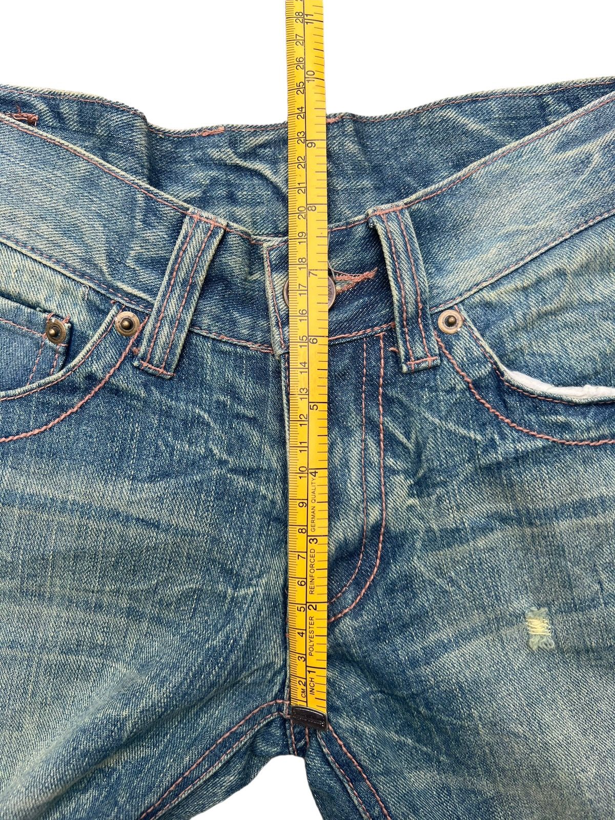 Hype - Japanese Brand Distressed Mudwash Flare Denim Jeans 28x30.5 - 12