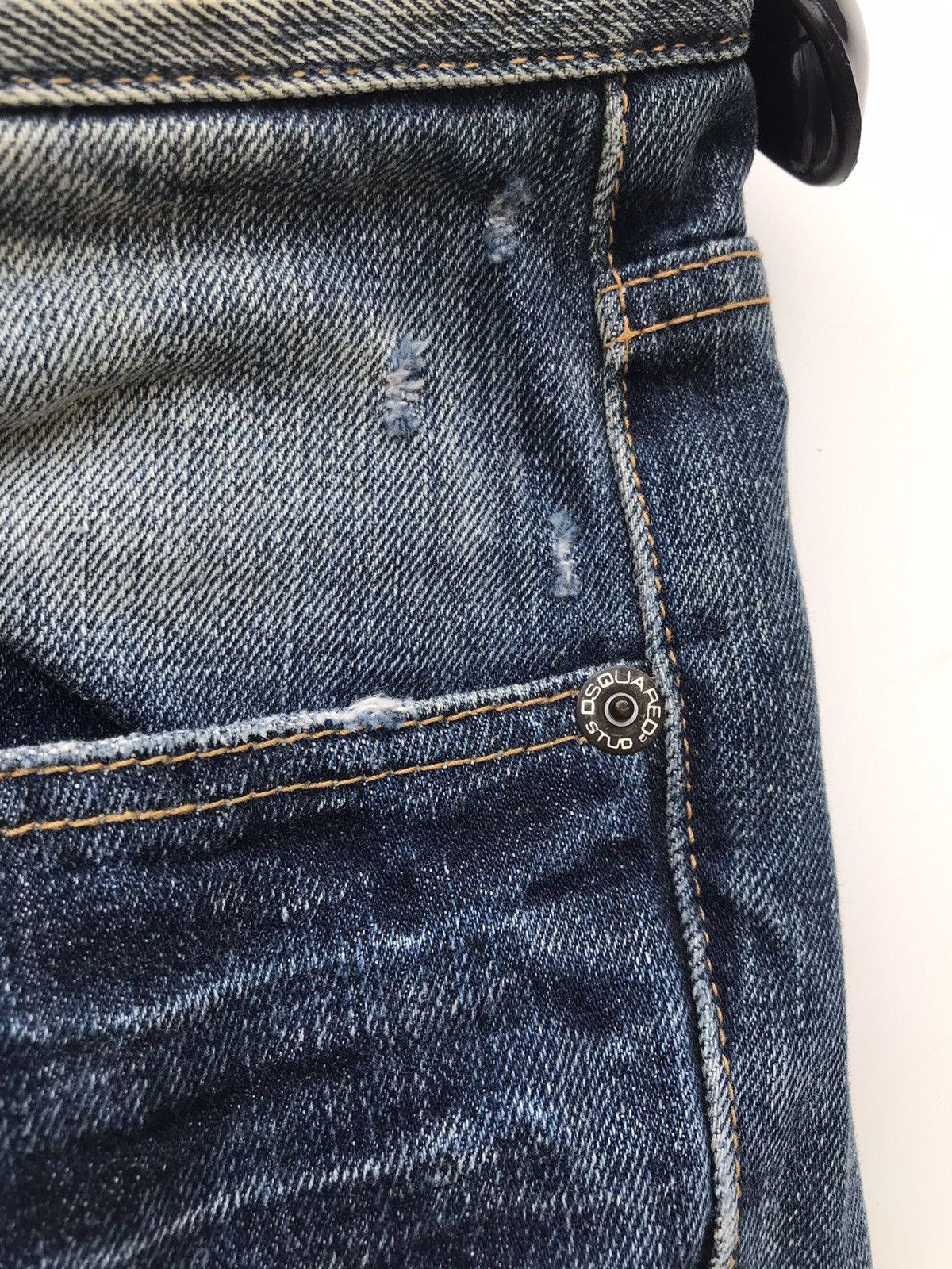 Vintage Dsquared2 Denim Jeans Rare Design - 12