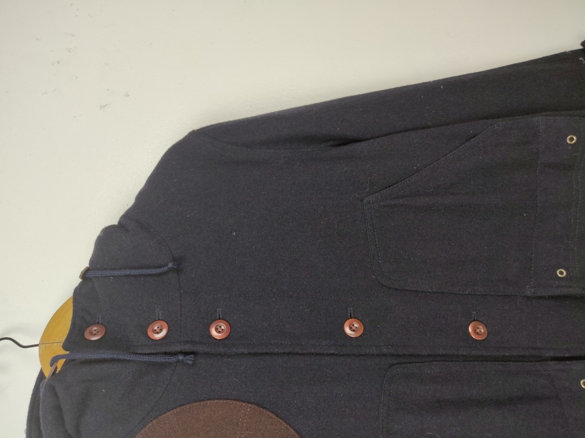 Global Work - Japan Outdoor Wool Coat Jacket Parka - 4