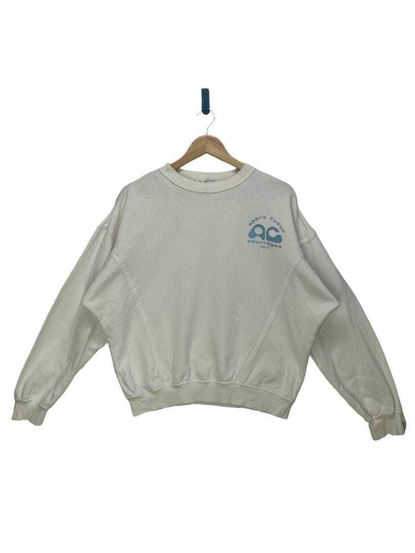 True Vintage 💥Courreges Crewneck Pullover Sweatshirt - 1