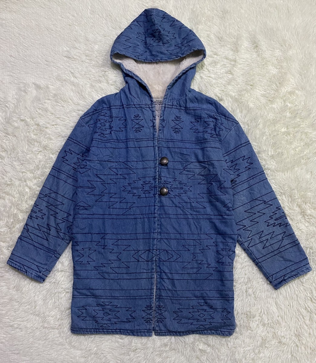 Rodeo - Rodeo Crowns Sashiko Stitching Patterns Fleece Lined Jacket - 1