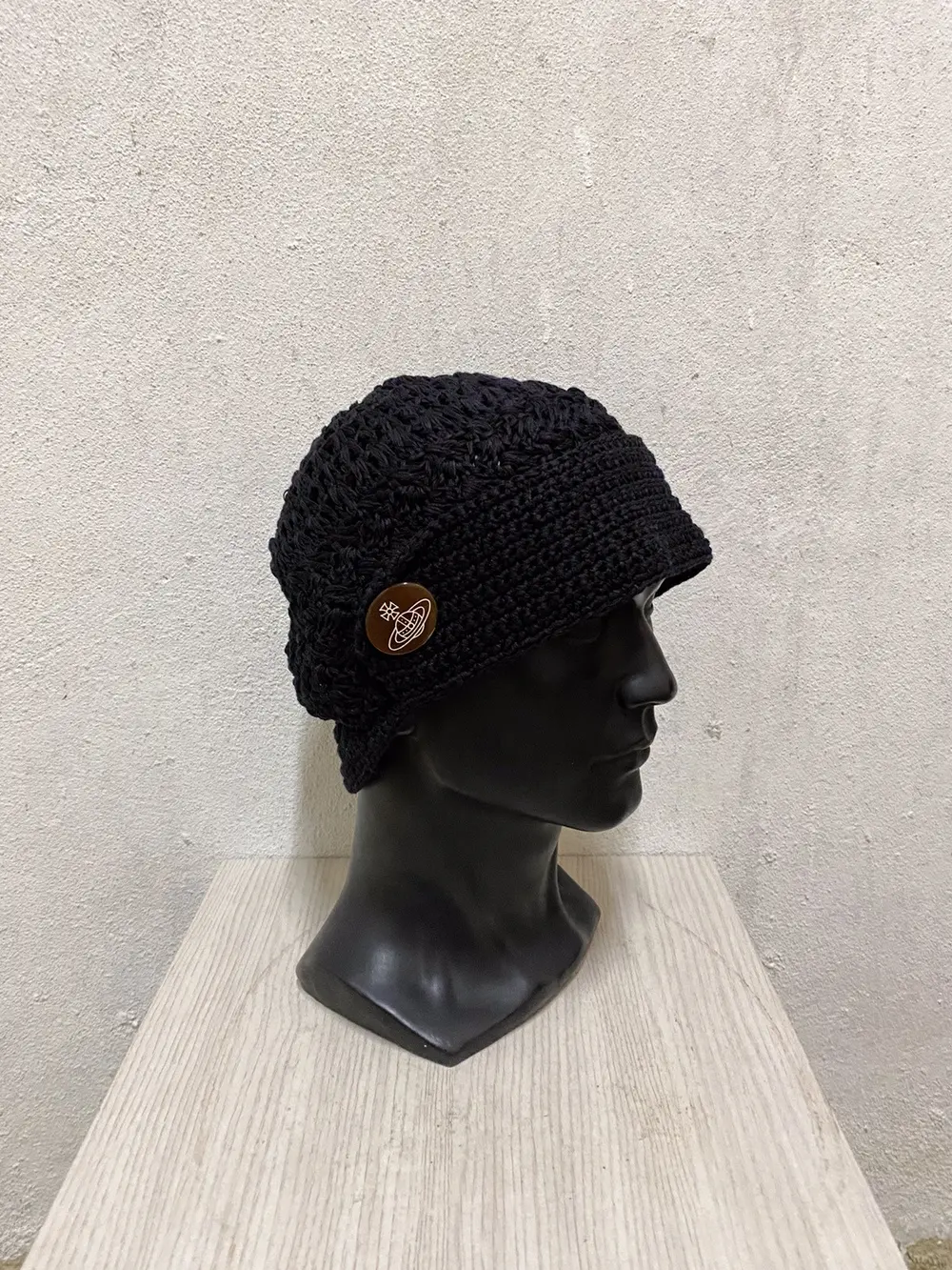 Vivienne Westwood Knit Small Logo Beanie Hat - 2