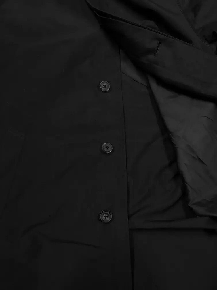Japanese Brand Sophnet Black Long Coat Jacket - 4
