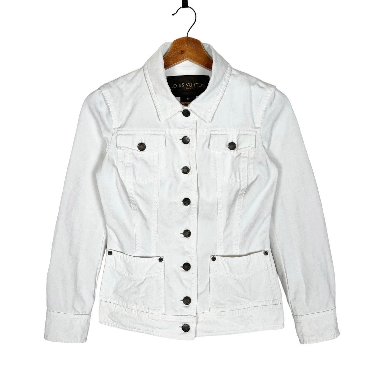 White Denim Jacket - 1