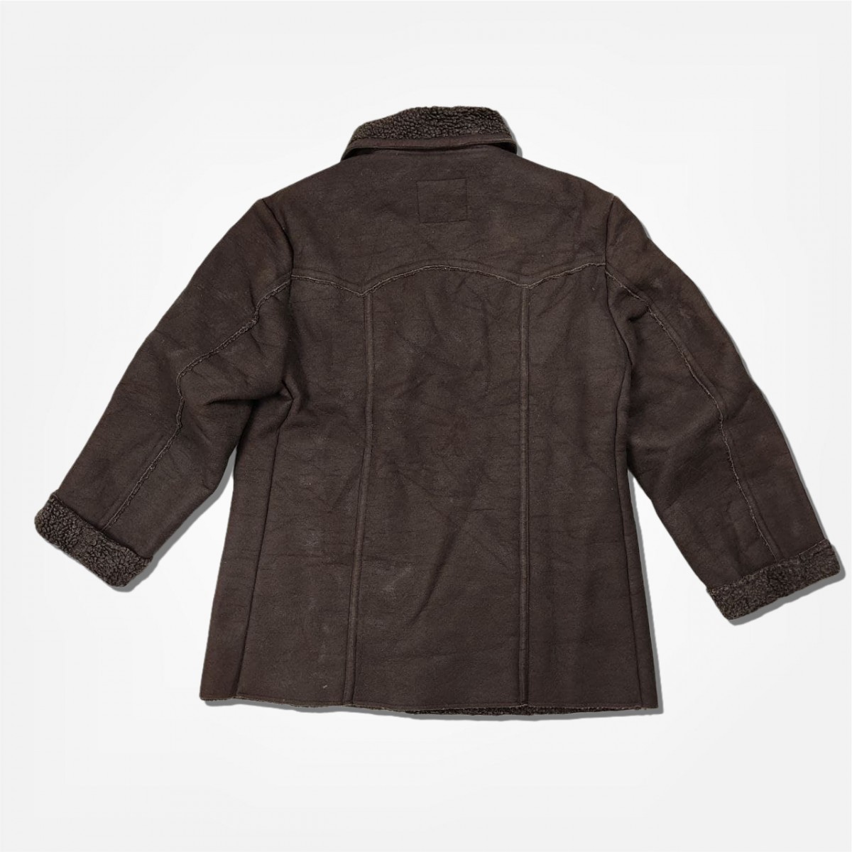 Kansai Yamamoto - Kansai Jeans Yamamoto Japan Sherpa Shearling Jacket Coat - 2