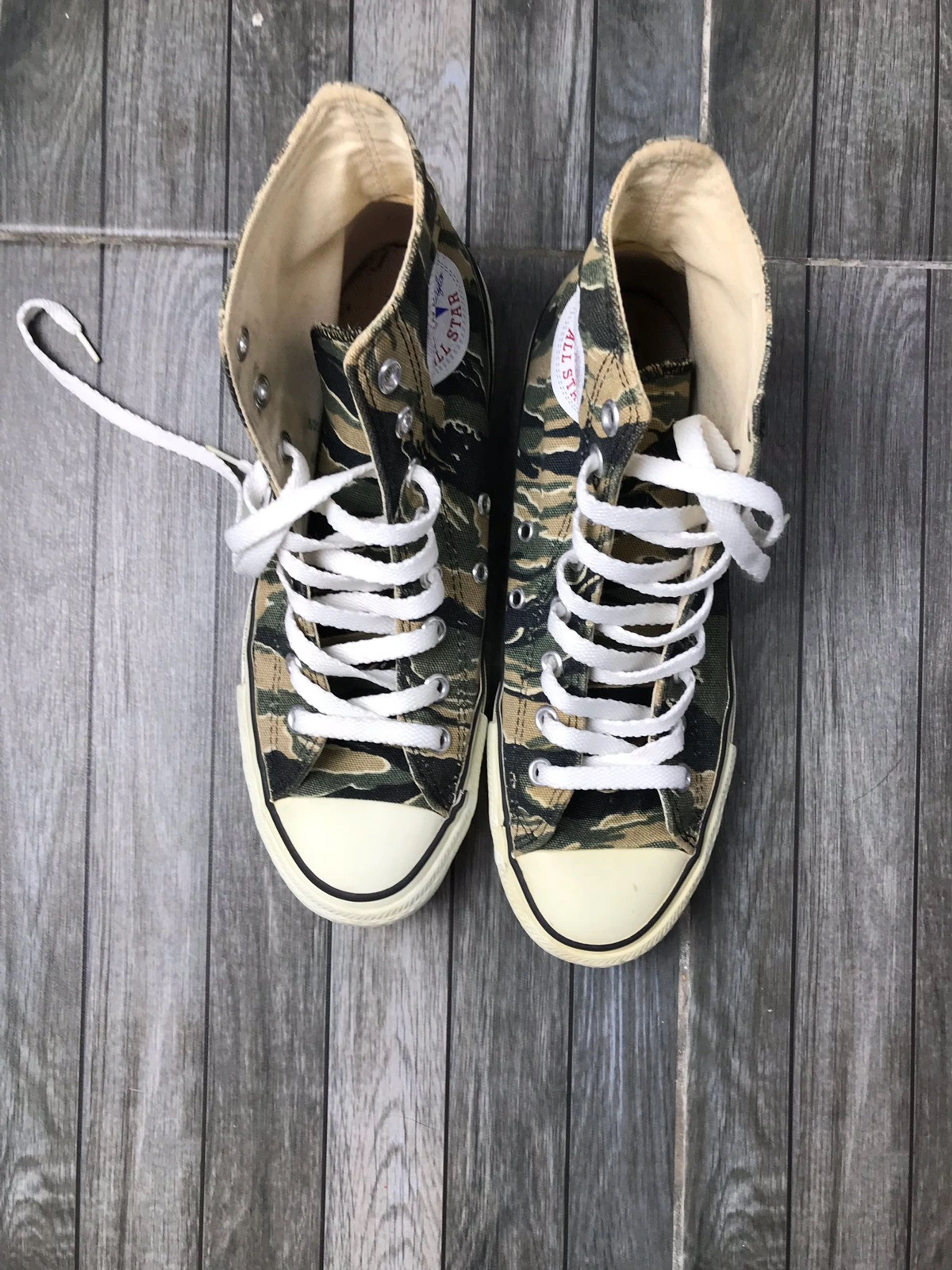 90s vintage Converse Tiger Stripes Camo - 1