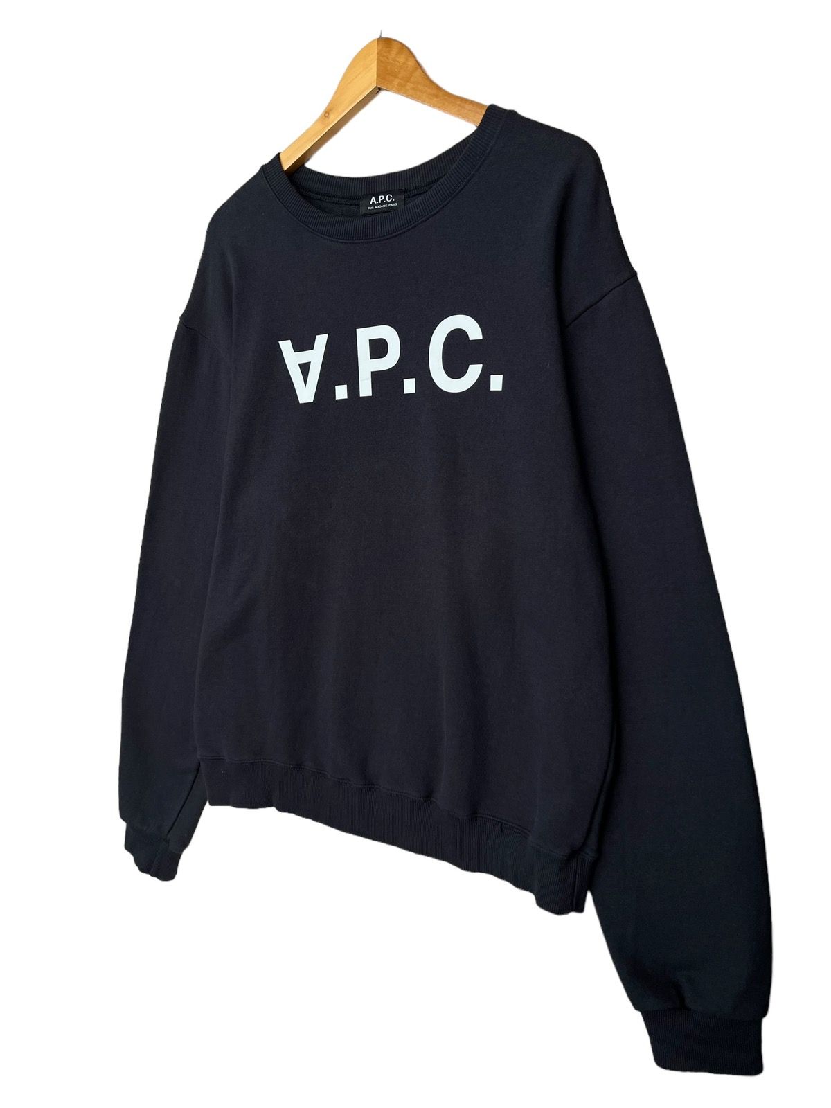 A.P.C. Paris Spellout Boxy Baggy Sweatshirt Hoodie - 3