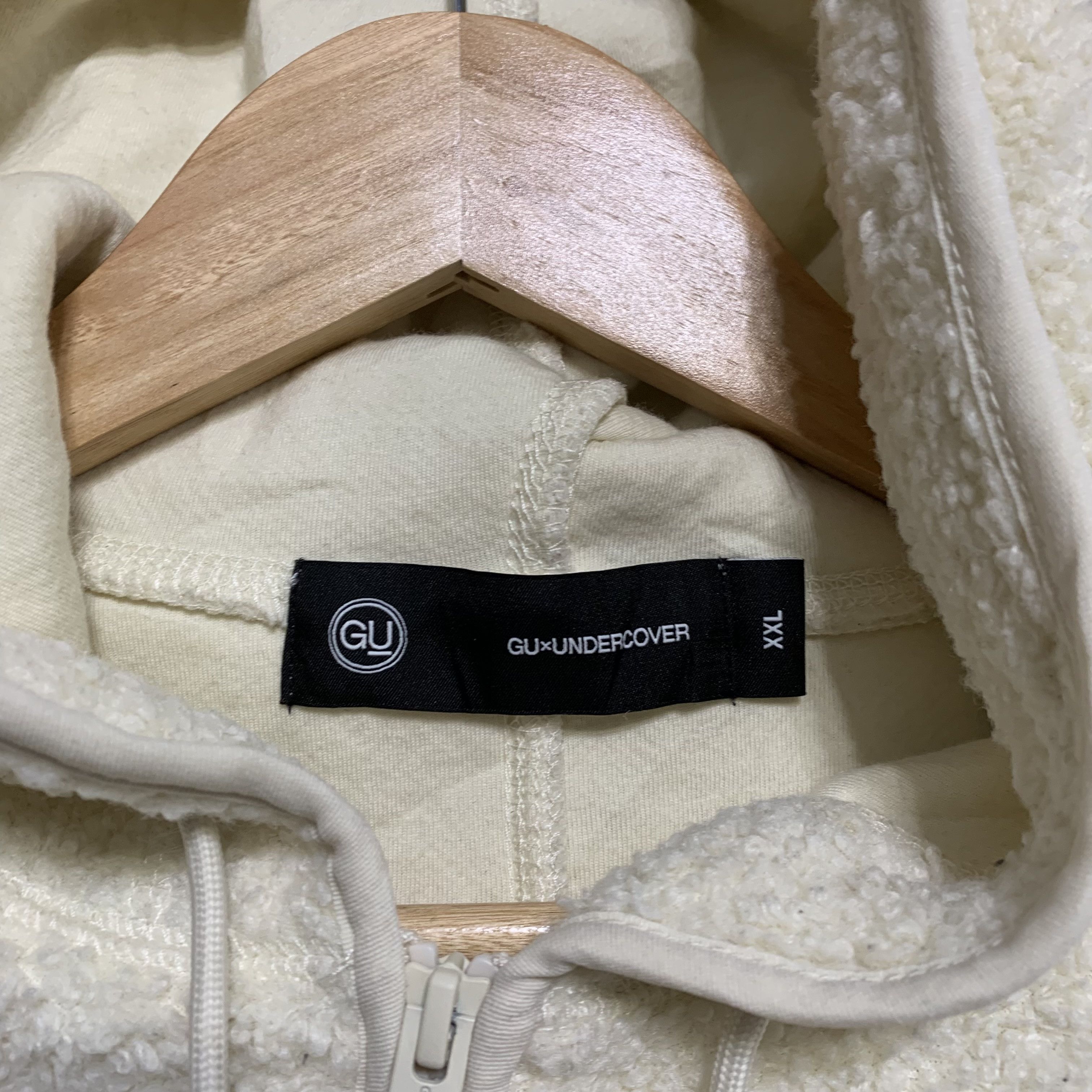 GU x Undercover Fleece Sherpa Long Jacket - 5