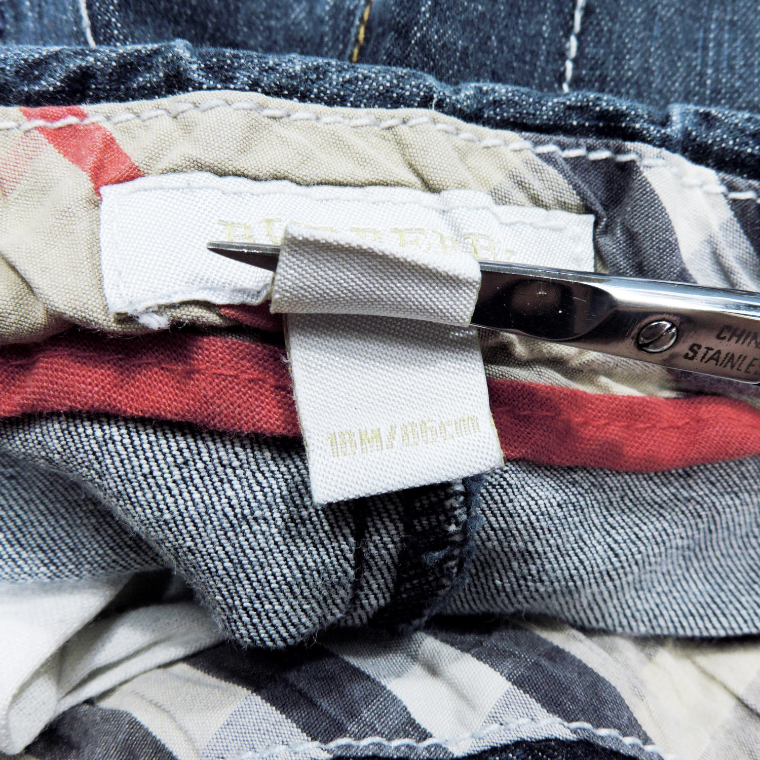 BURBERRY DENIM LONG PANTS - 4