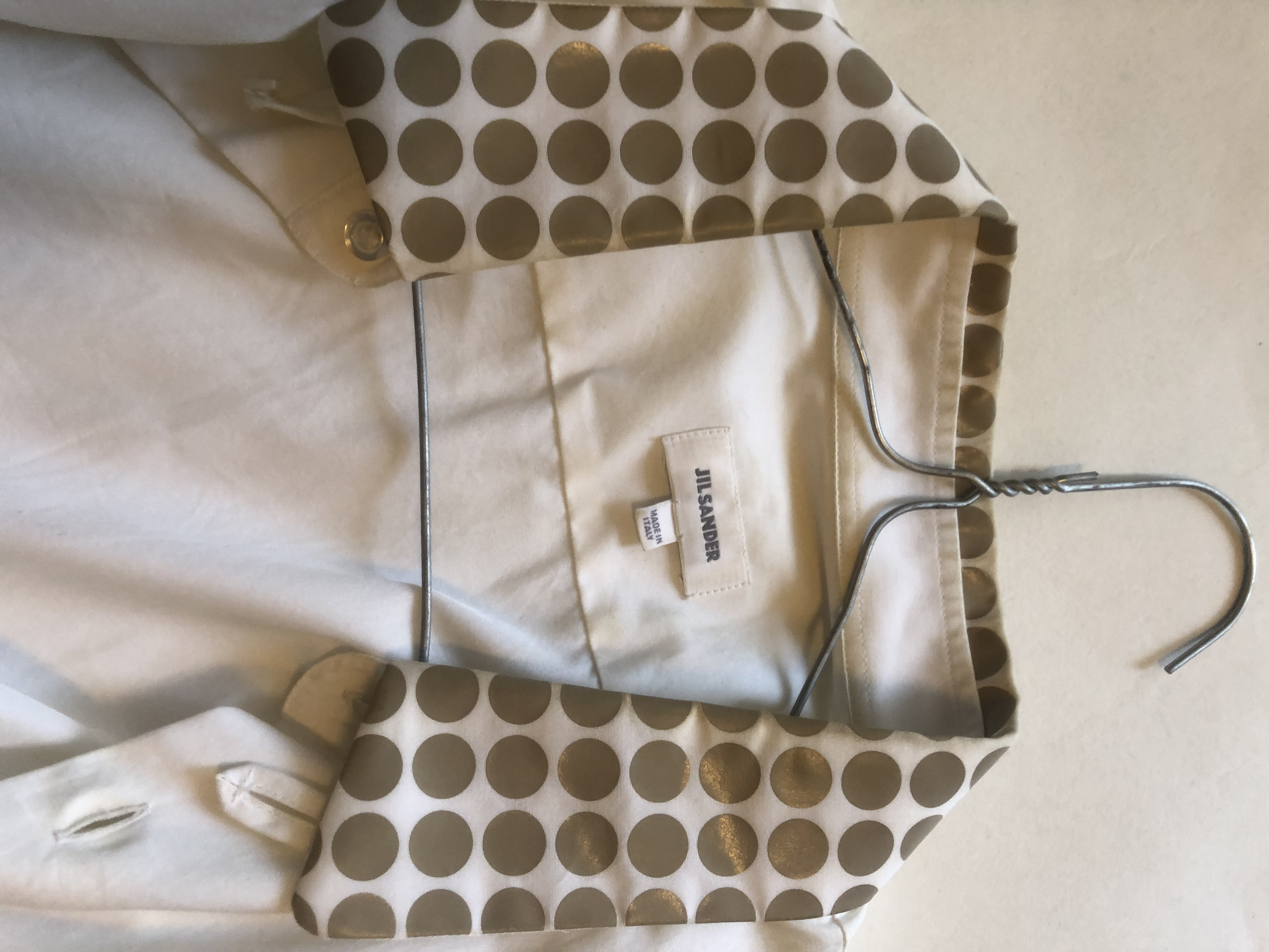 Jil Sander archive SS2015 dotted collar shirt - 4