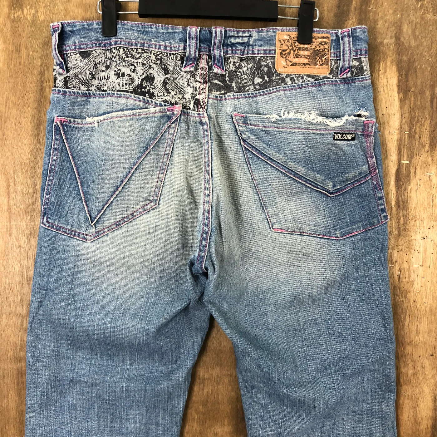 Distressed Denim - Volcom Denim Distressed Pants - 5