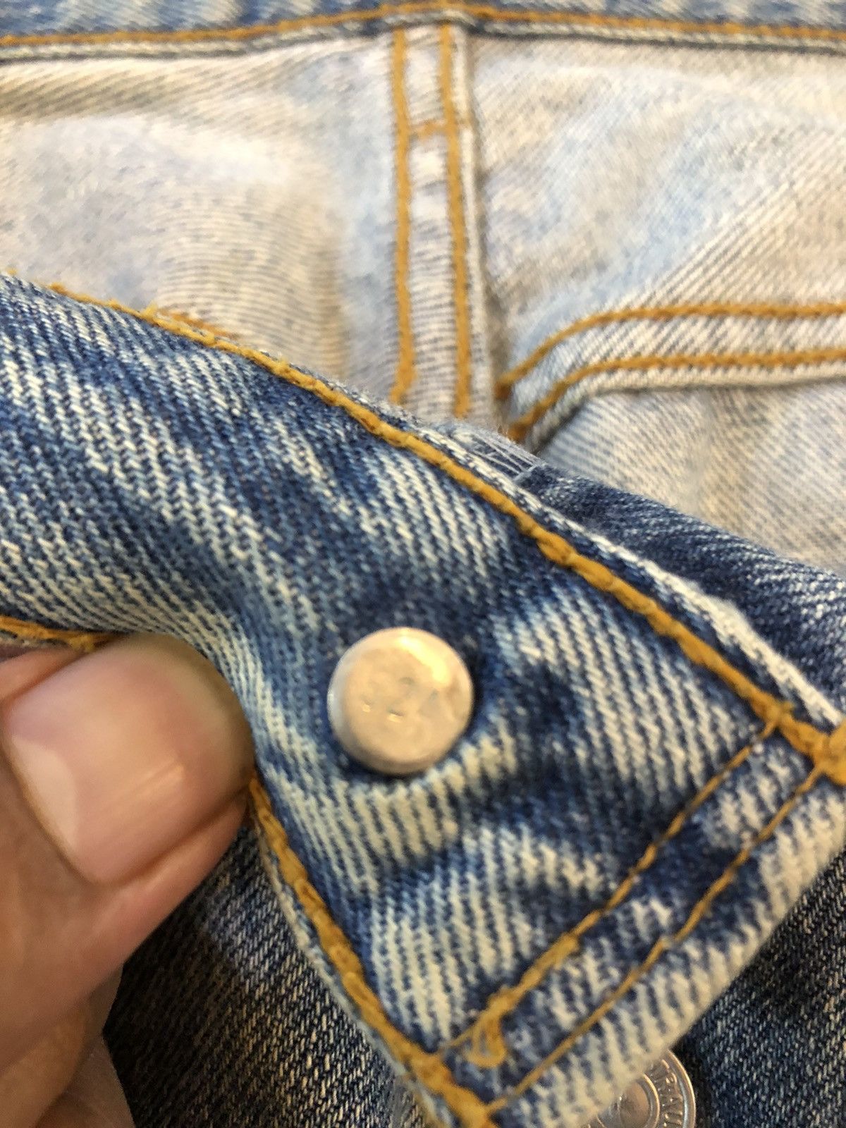 Vintage Levis 501 Button 524 Custom Denim Jeans - 16