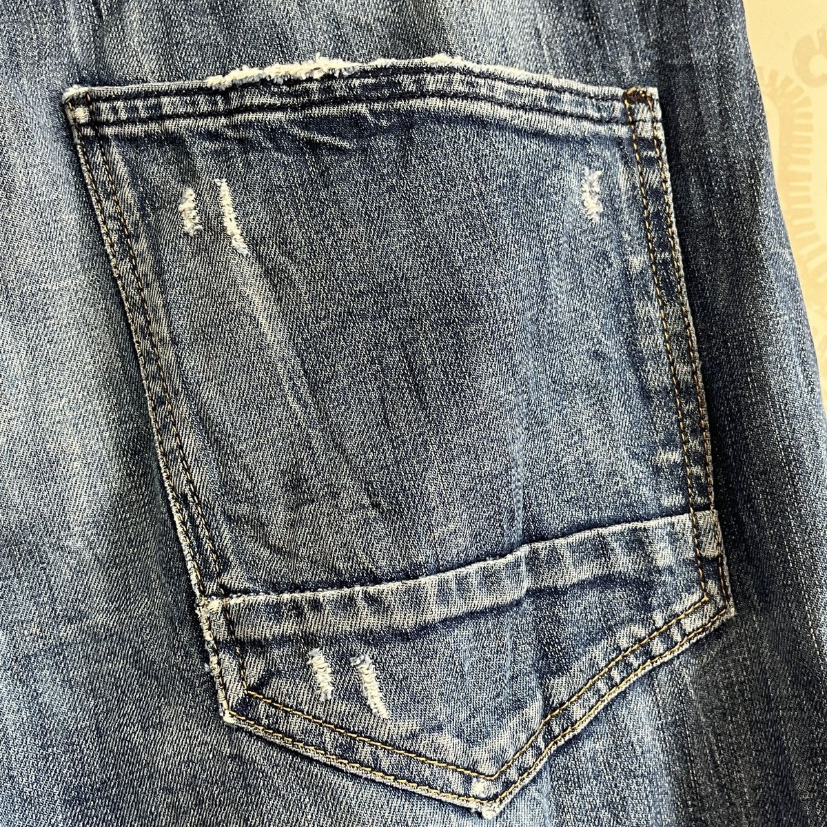 Vintage Stangata Italy Distressed Denim - 15