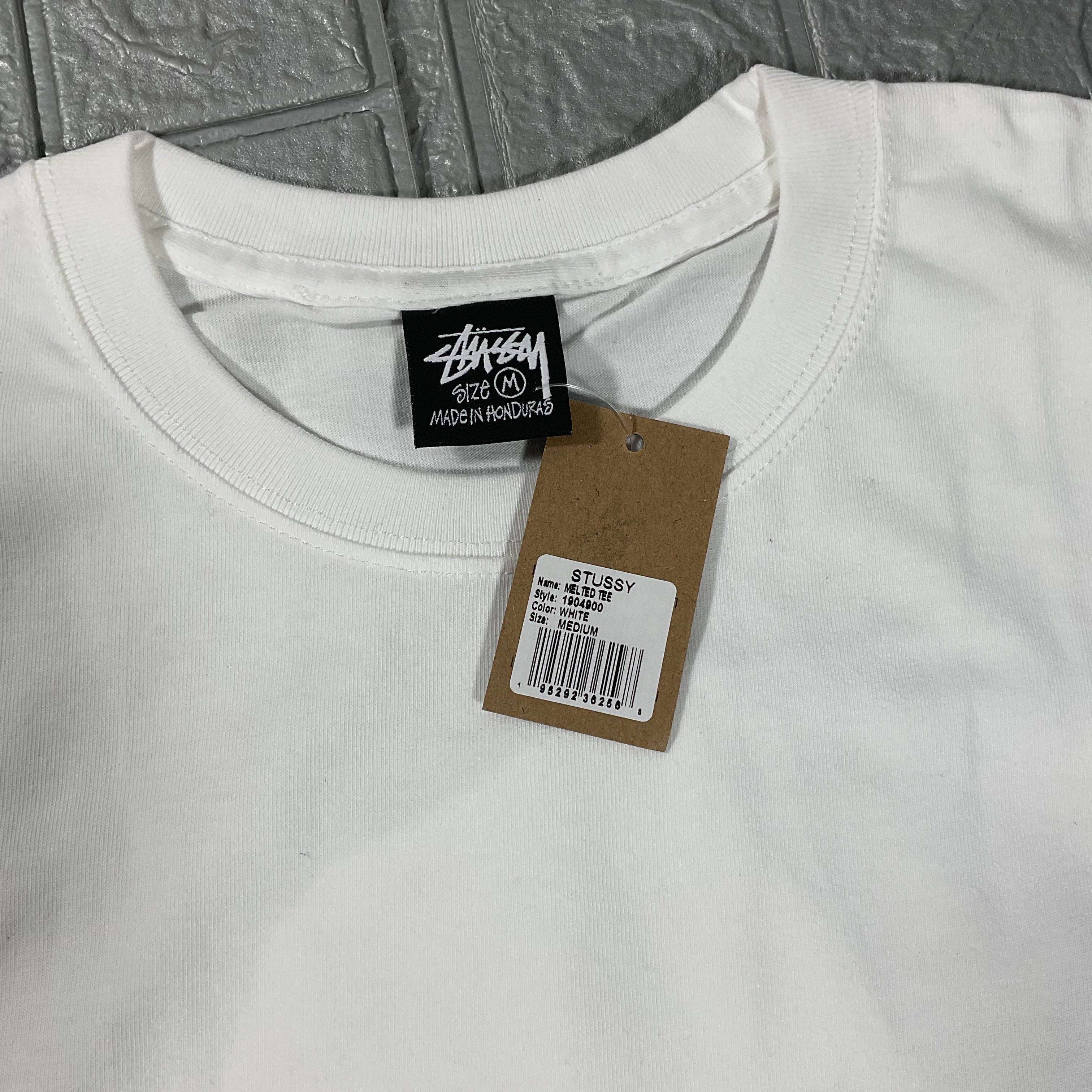 Stussy Melted Tee White - 4