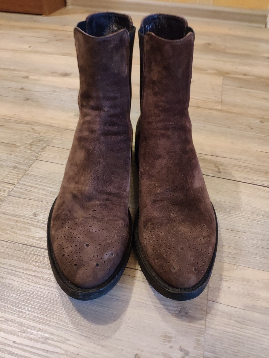 Rocco P. - Brown suede chelsea boots.Like Saint Laurent or Dior - 9