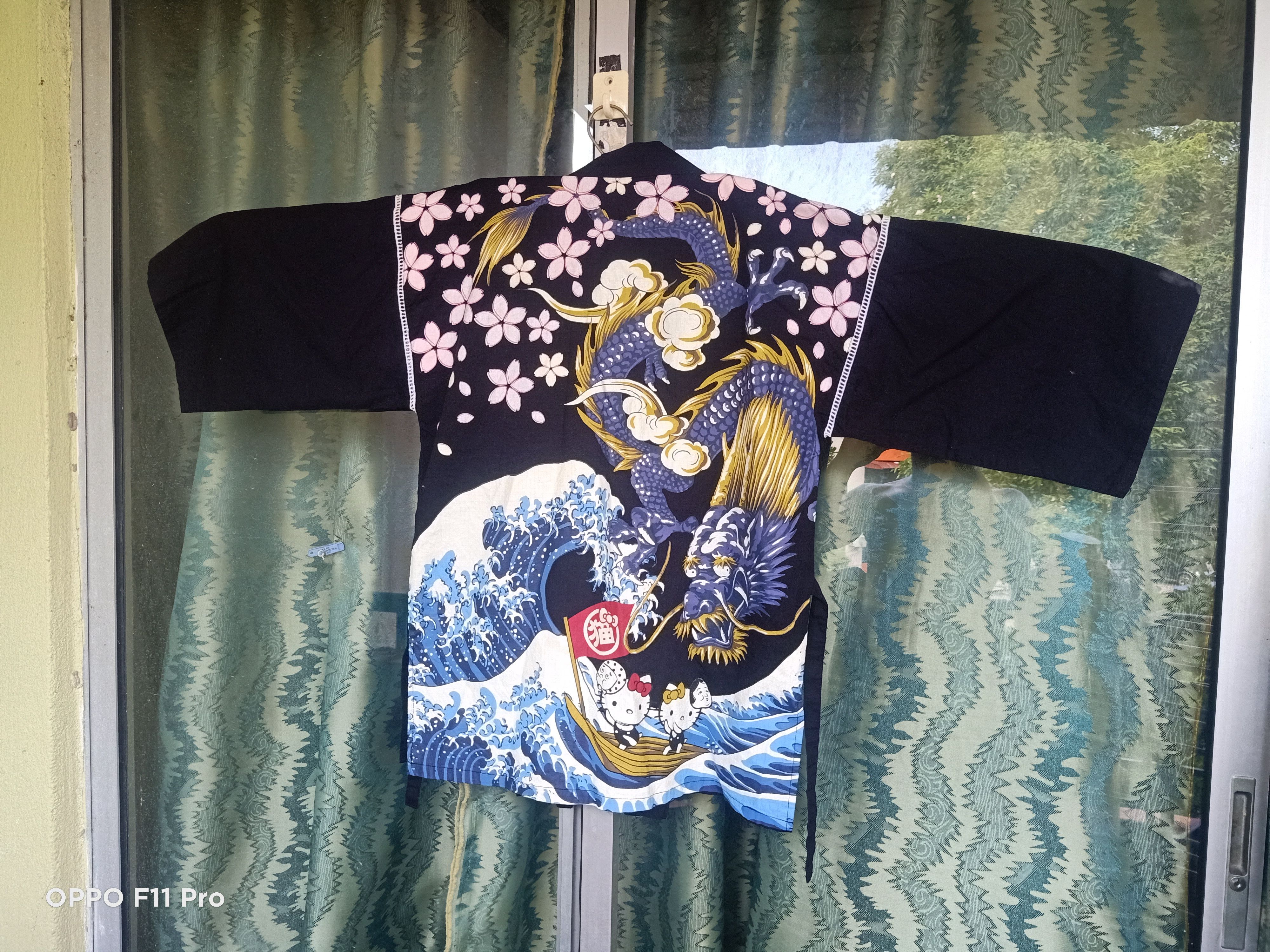 Archival Clothing - Anime Archive Denim Japan Kimono Hello kitty Jacket - 1