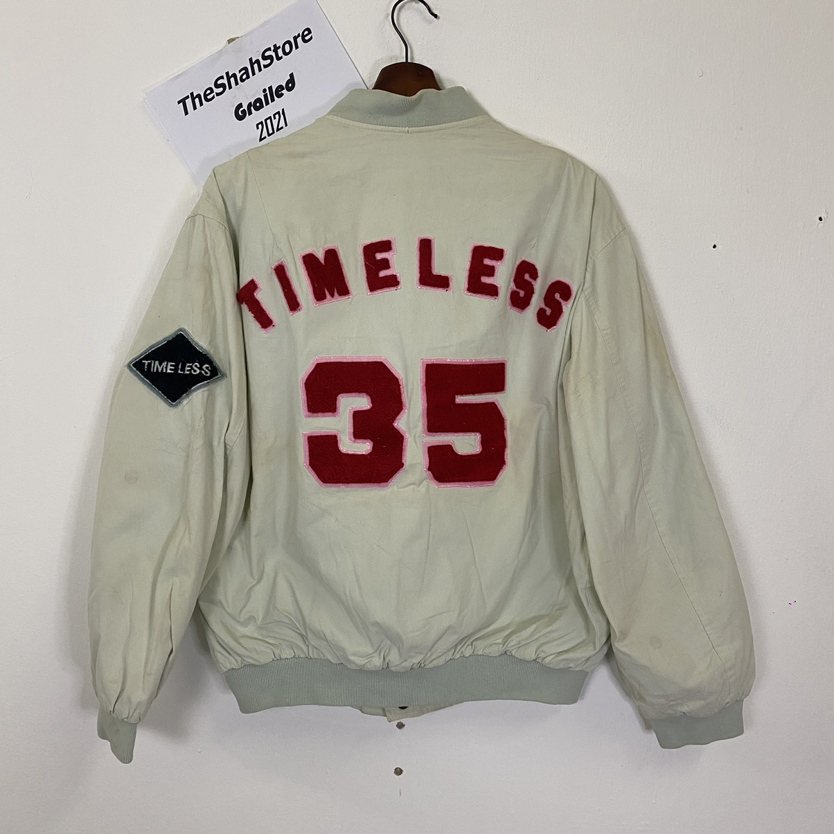 Designer - Vintage Timeless Big Logo Bomber Jacket - 1