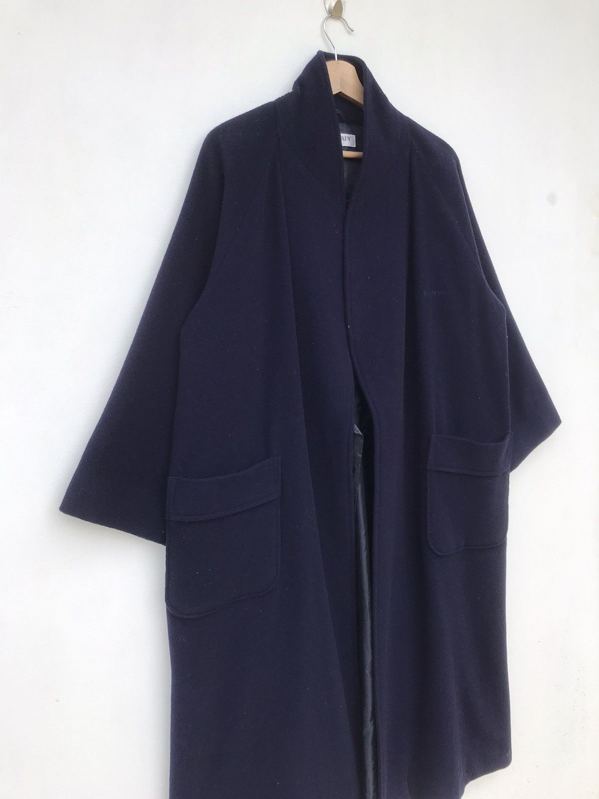 Balmain Paris Wool Belted Coat - 5