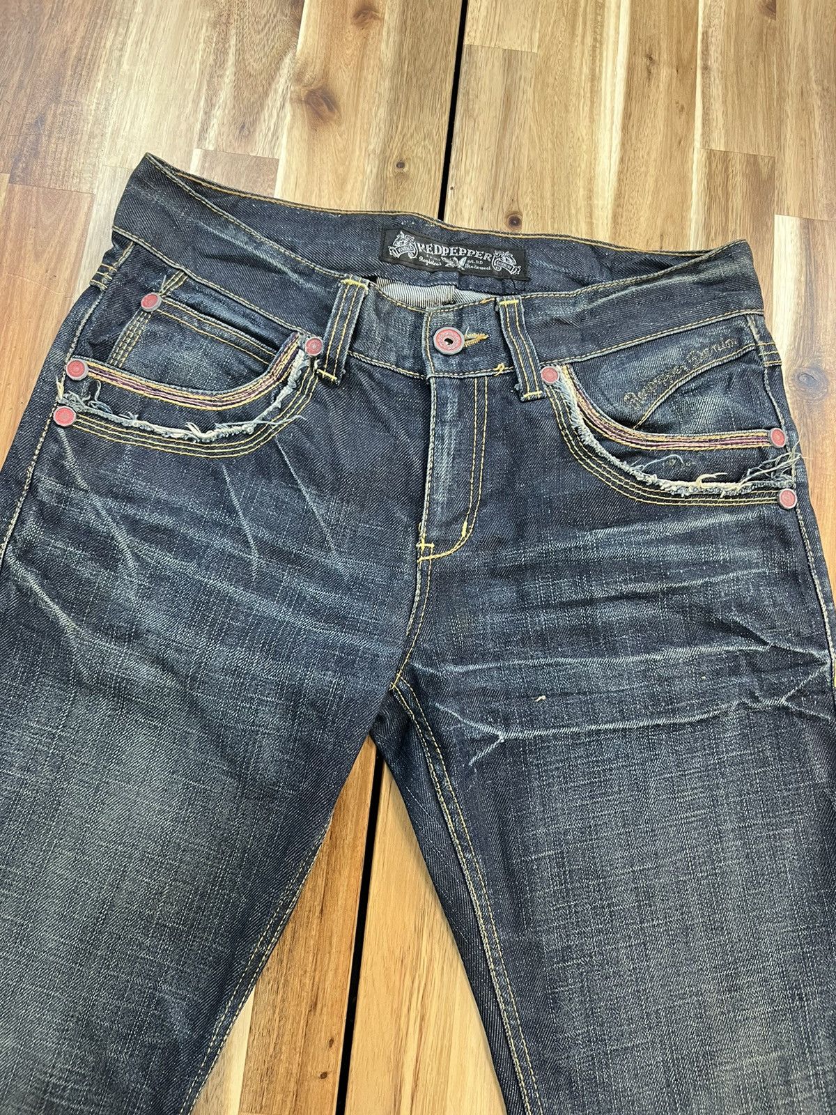 Vintage - Red Peppers & Denim Jeans - 4