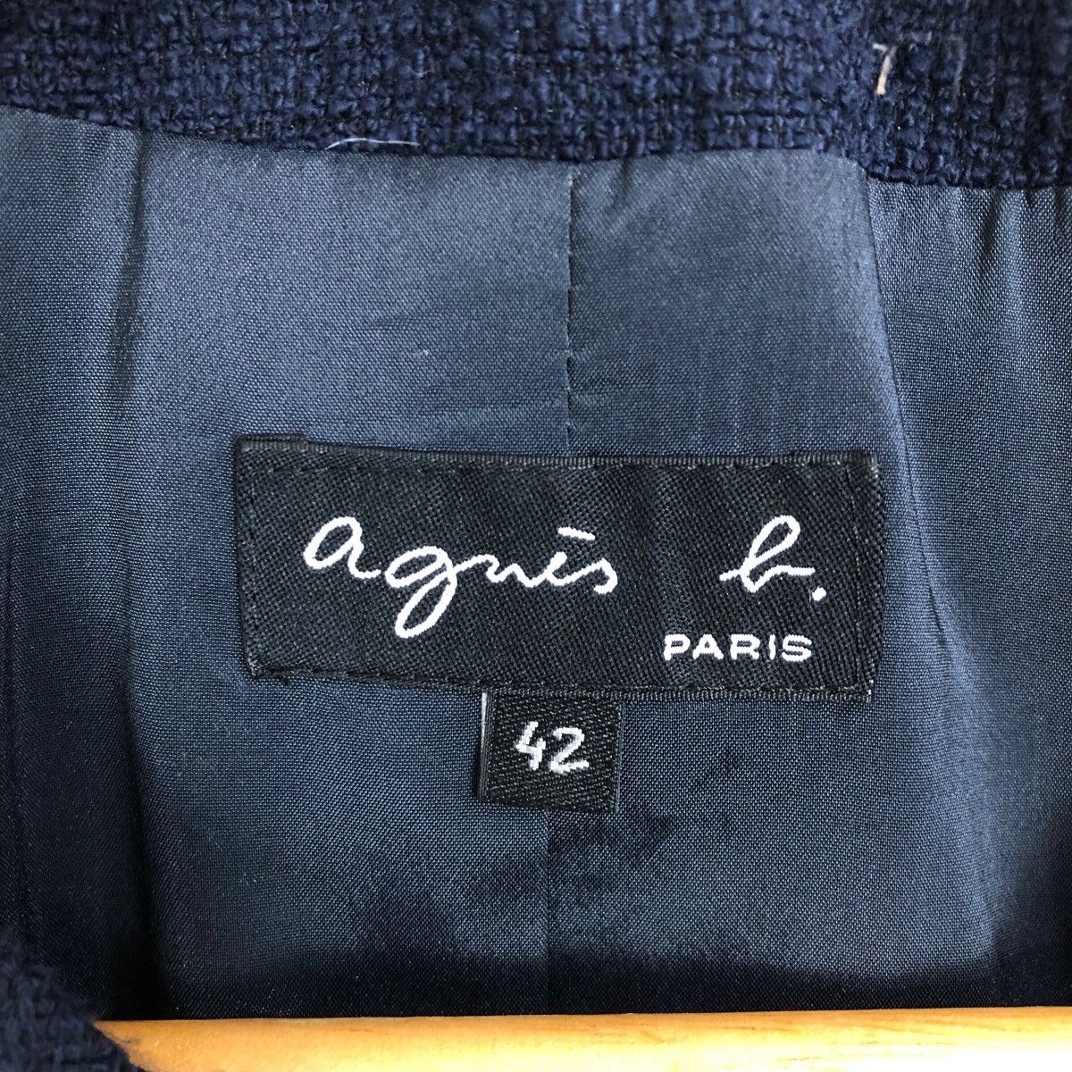 Agnes B. - Vintage Agnes B Paris Short Coat Made In Slovakia - 4