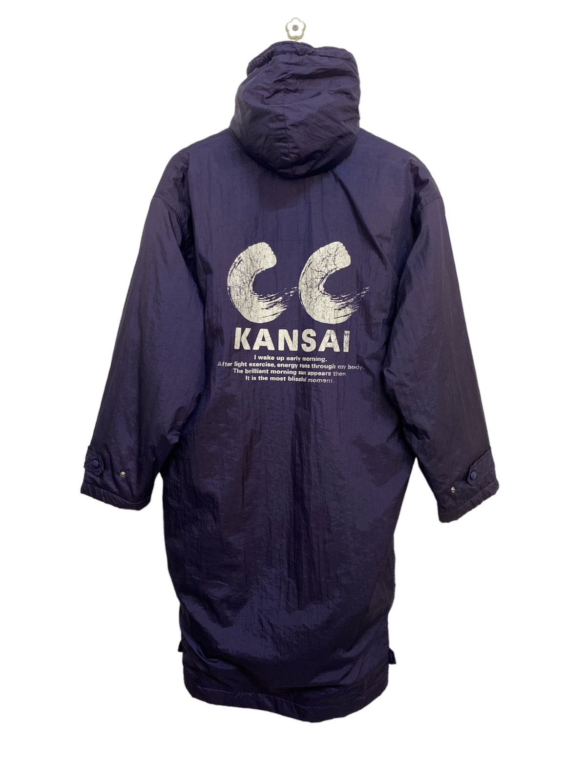 Vintage KANSAI CC Big Logo Long Jacket Sherpa - 1