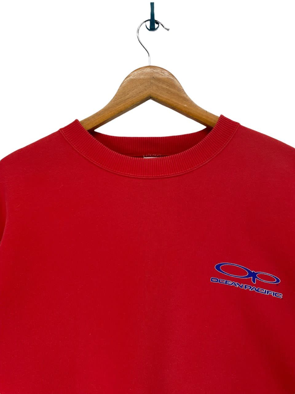 Vintage Ocean Pacific Spell Out Logo Crewneck Sweatshirt - 5