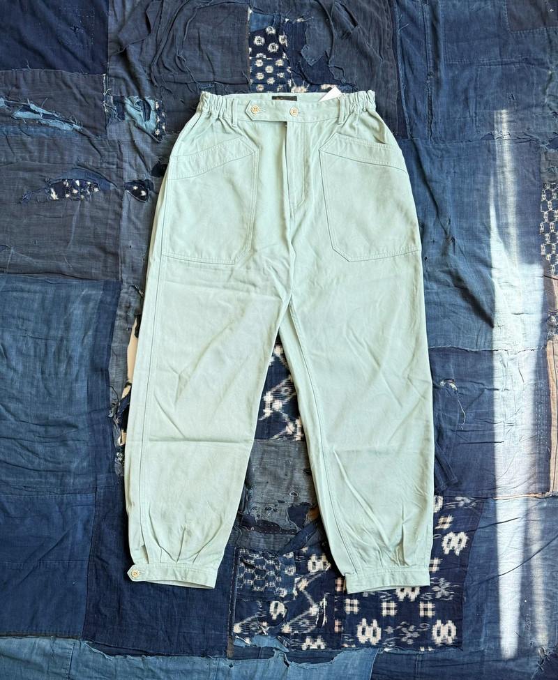VISVIM Carrol Pants 25AW light green - 1