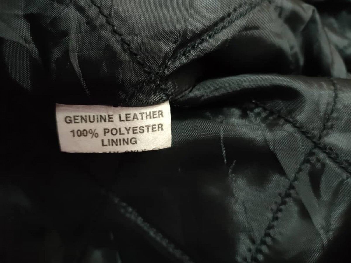 Leather Jacket - Airforce Leather Bomber Jacket - 6