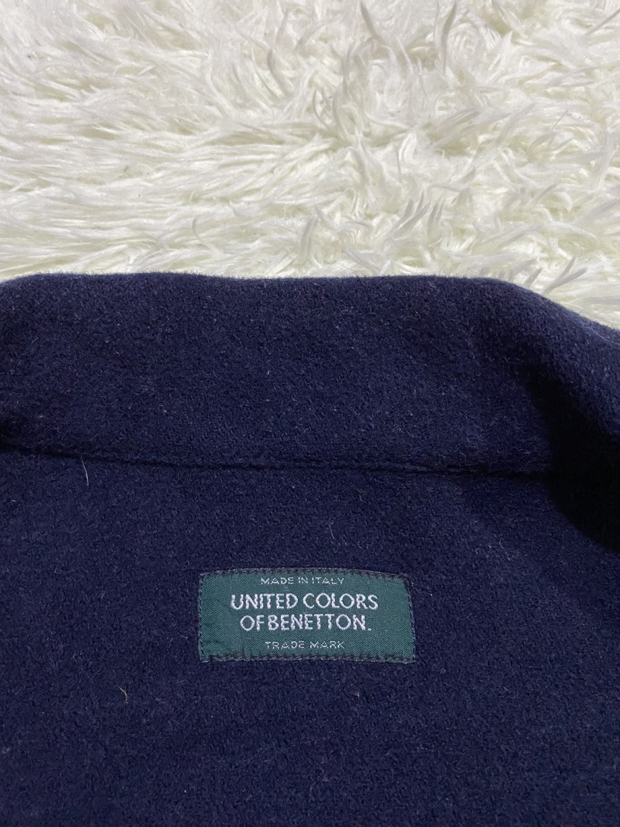 United Colors Of Benetton - United Colors of Benetton Wool Blend Overshirt Jacket Made in Italy - 10