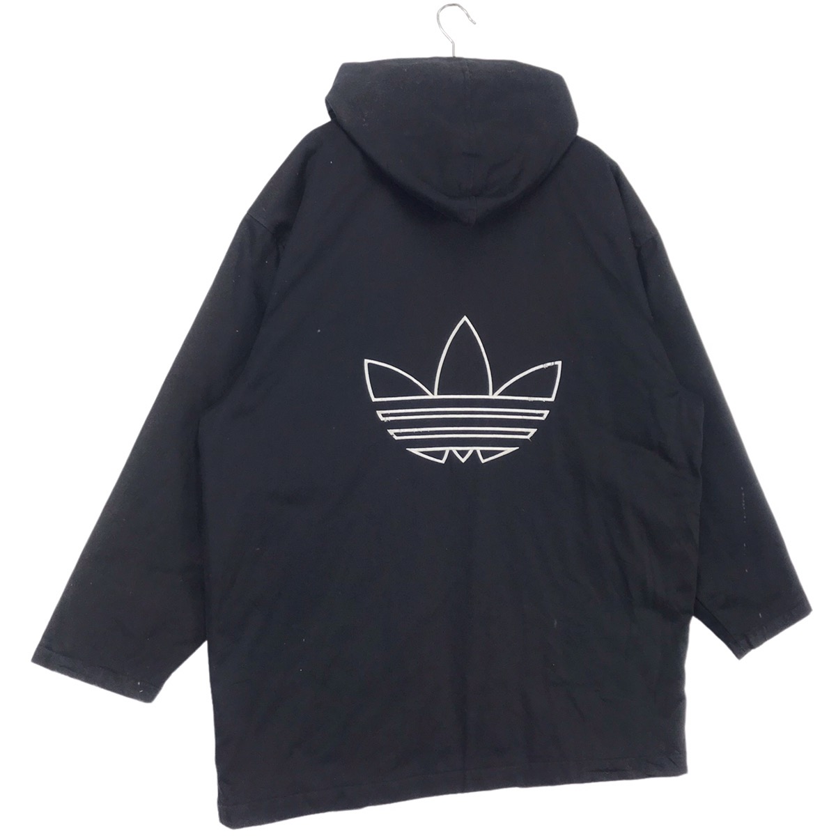 90’s Adidas Hoodie Embroidered Logo Parka Jacket - 5