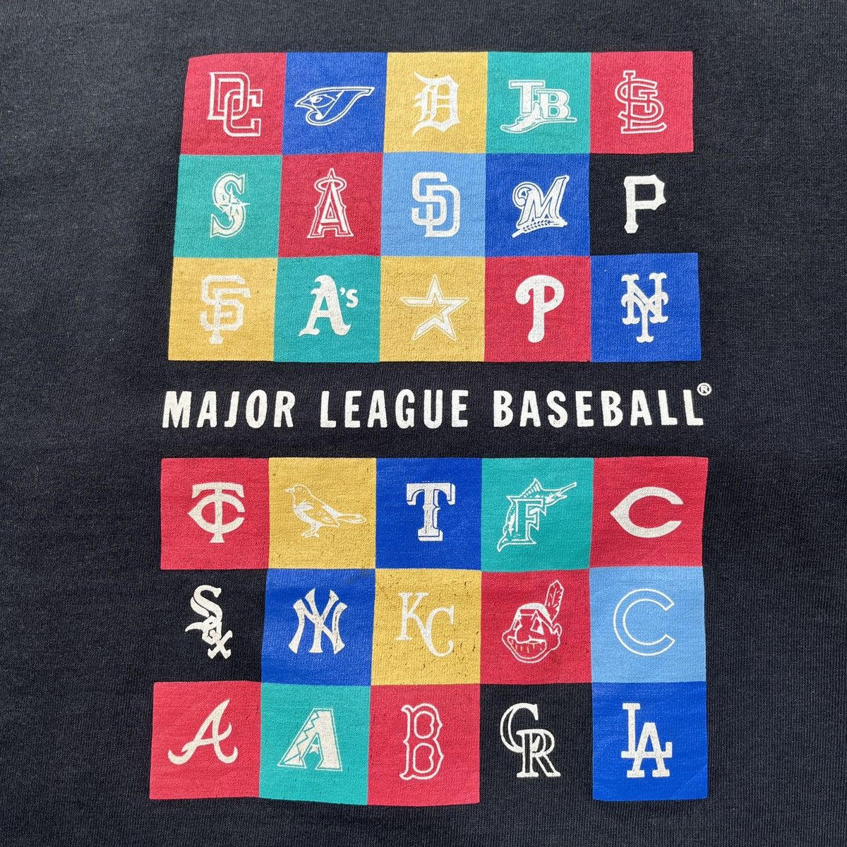 Major League Baseball MLB Teams Logo Vintage Copyright 2005 - 10