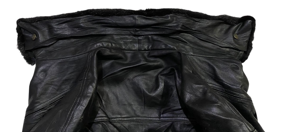 Leather Jacket - Men's Cafe Racer Motorcycle Leather Jacket - Italian Skin Used - 13