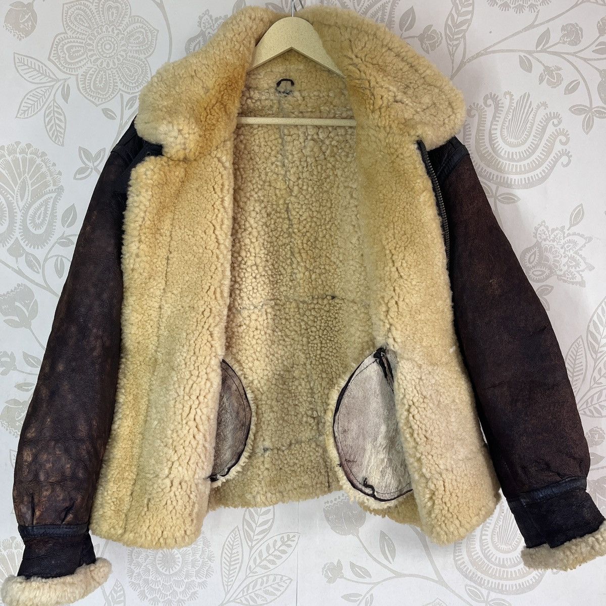 Vintage - Resident Evil B3 SheepSkin Leather Coat Jacket Japan - 18