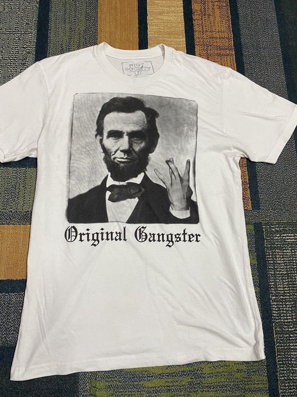 Original Gangster Riot Society Tee Tshirt - 1
