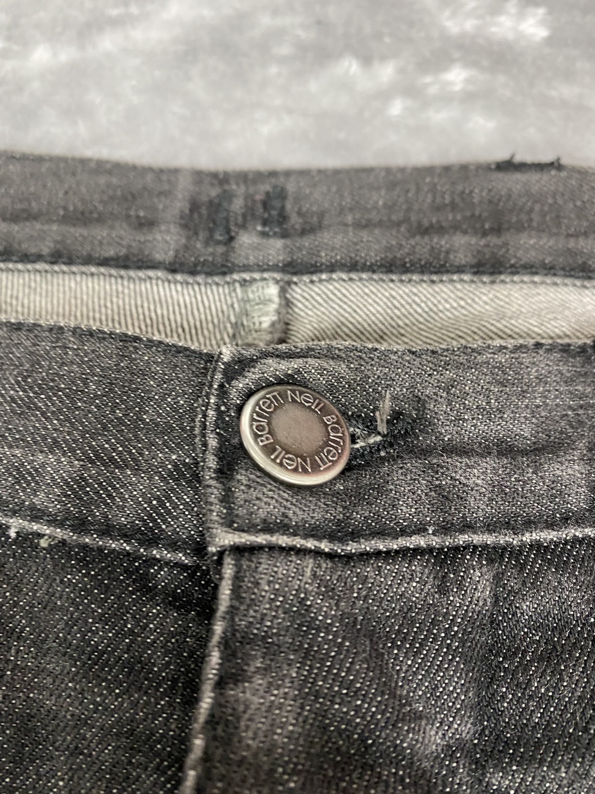 Neil Barrett Buckle Back Denim jeans - 4