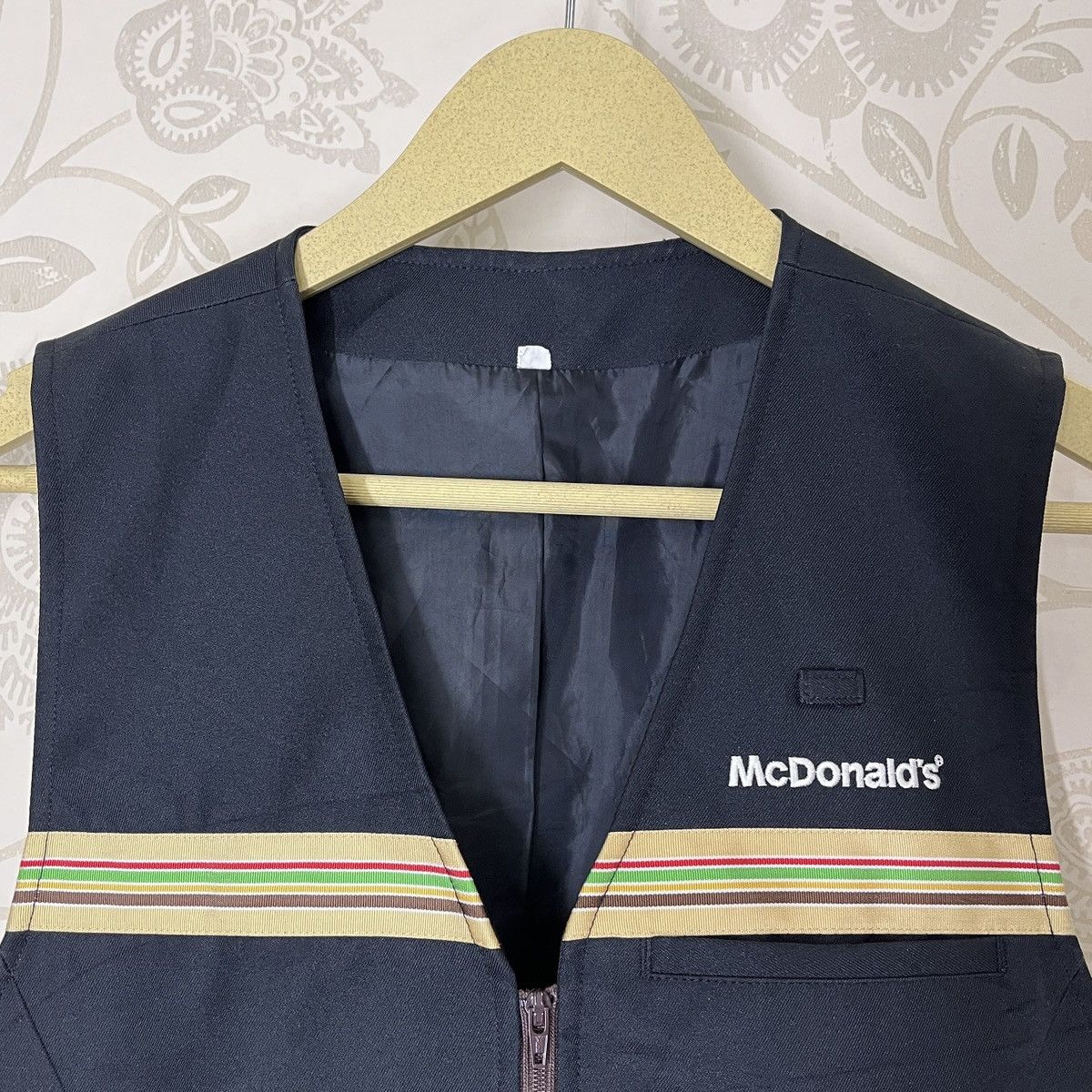 Rare McDonalds Japan Vintage Workers Vest Collector Item - 5