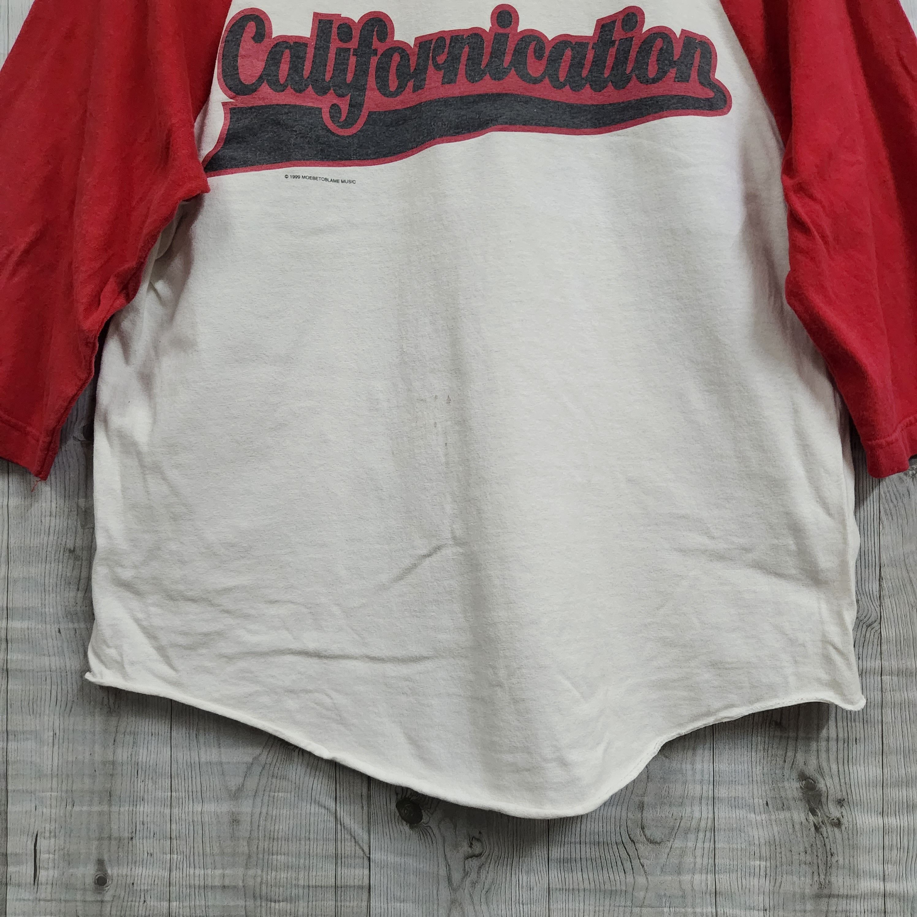 Vintage Red Hot Chili Peppers Californication Raglan 1999 - 13