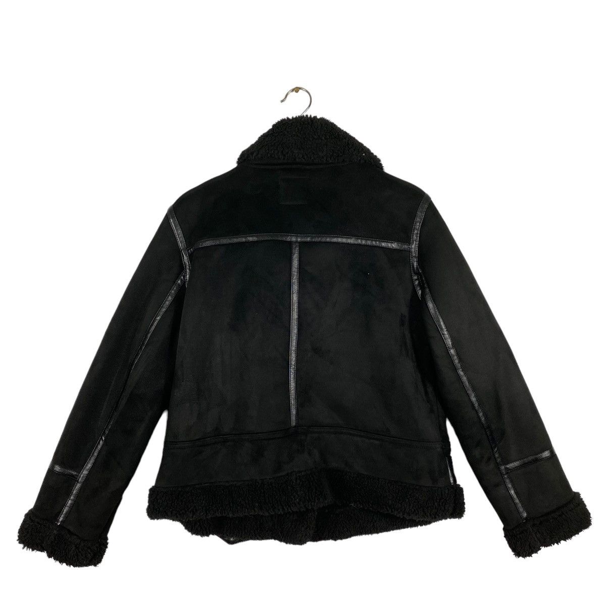 Zara Black Faux Suede Jacket - 9