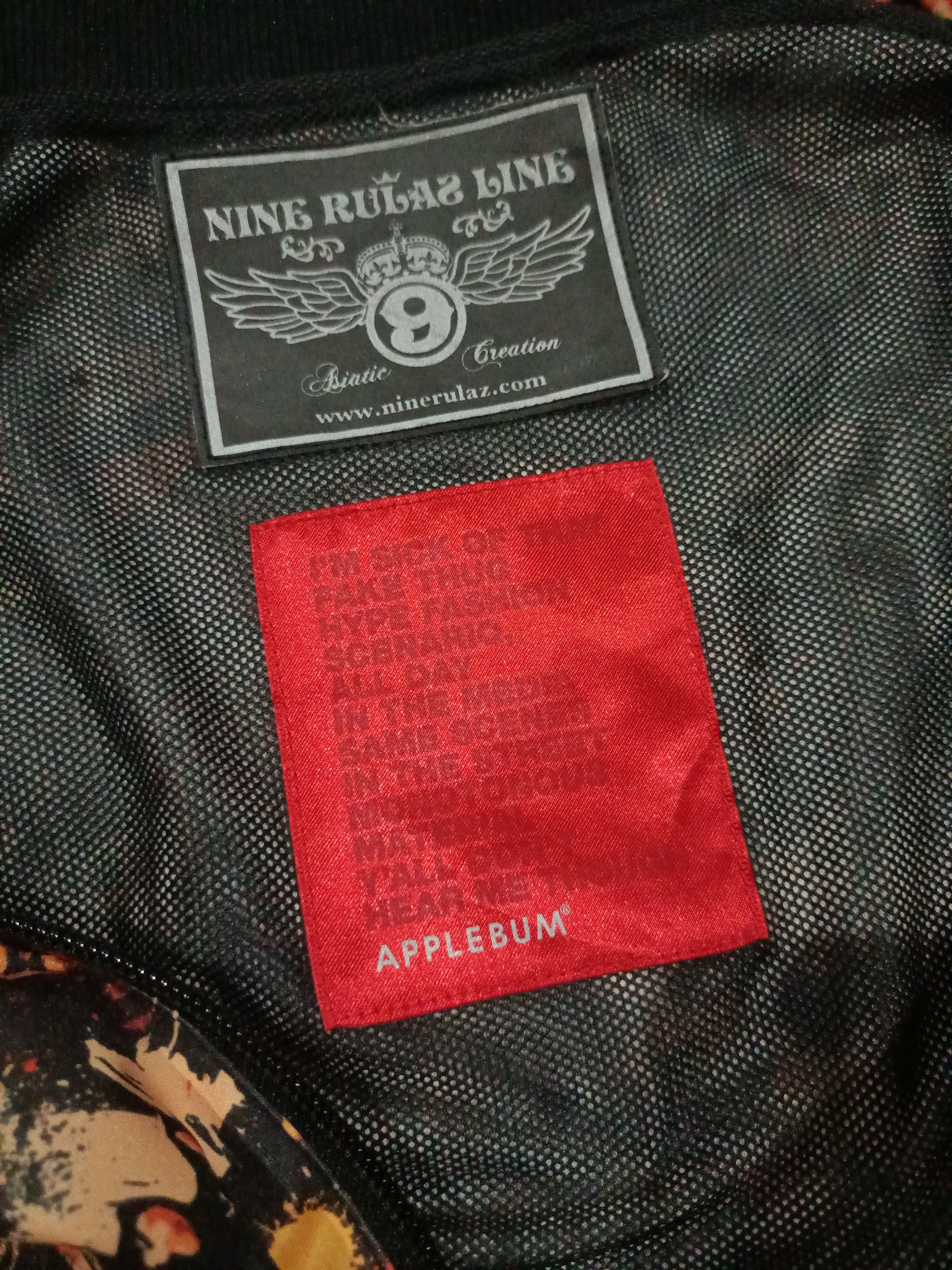 Archival Clothing - Applebum Nine Rulaz Line Fullprint 90s Artist Rapper Jacket - 7
