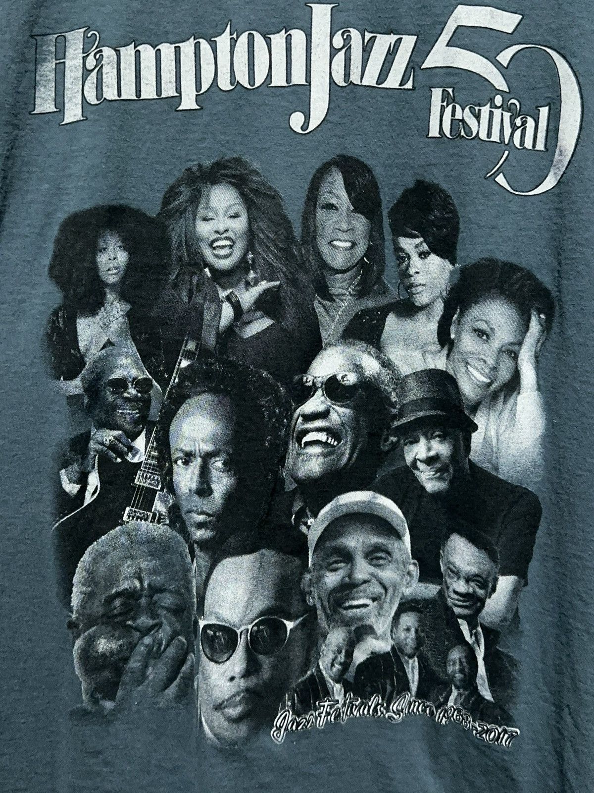 Vintage - 50th Jazz Festival T-Shirt XL Event Promo Tee Erykah Badu - 3