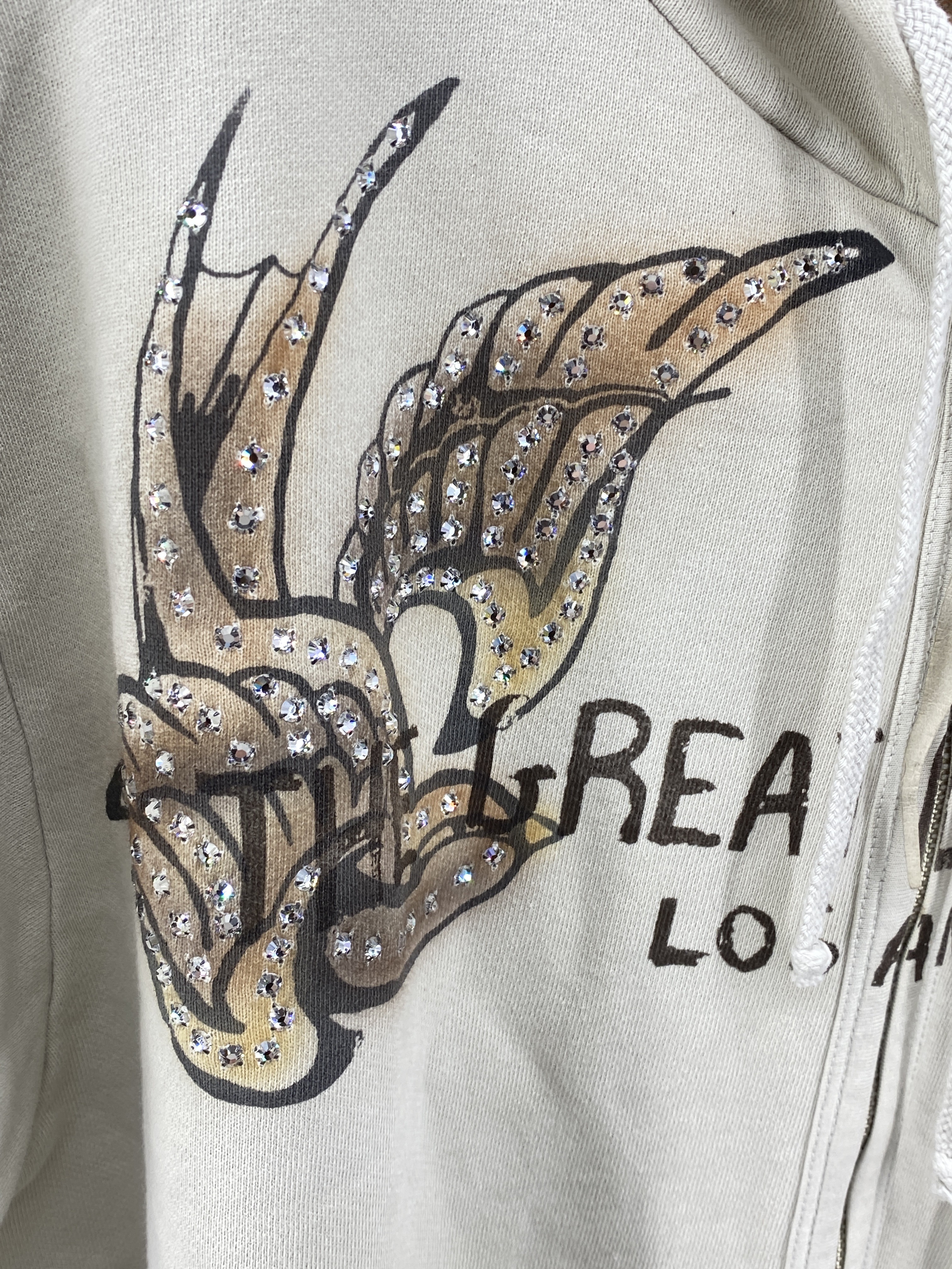 The Great China Wall - Swarovski Crystal Los Angeles Hoody - 2