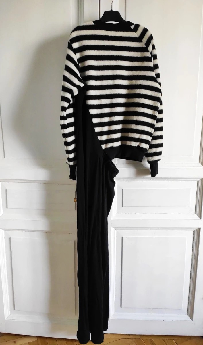 A.F. Vandevorst - Sweatshirt maxi dress.Like Rick Owens or Demeulemeester - 6