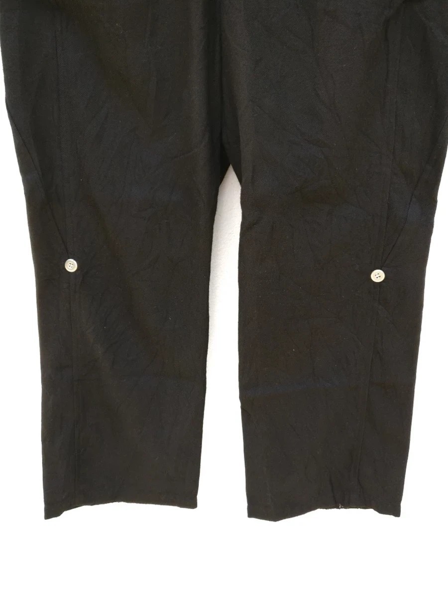 Black - Turkey's Punk Pant Bottom Trouser - 3